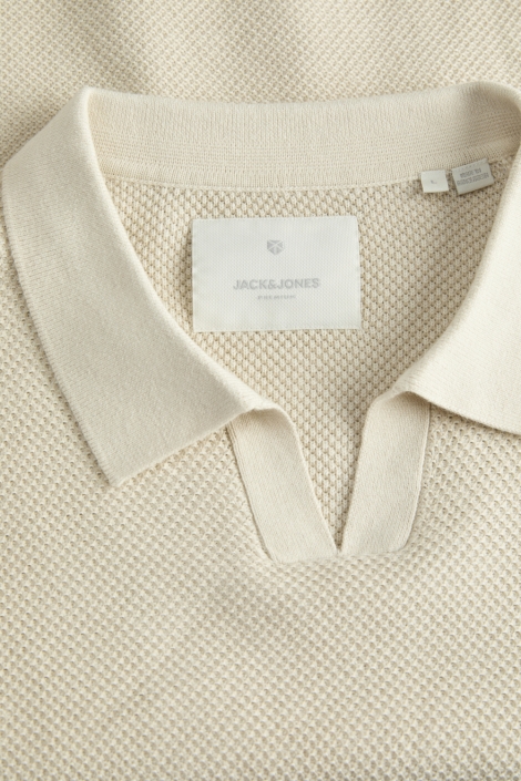 Jack & Jones jprblaeaston knit split neck ls sn
